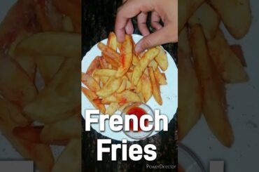 Masala French Fries |  Homemade French Fries Recipe | Instant Recipe #shorts #viralshort