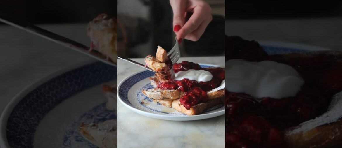 Egg-free French toast #shorts