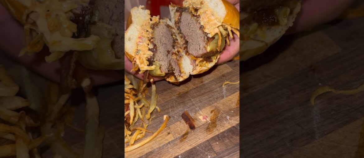 French Burger #shorts #recipe #grill #burger #amonos