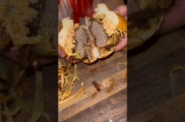 French Burger #shorts #recipe #grill #burger #amonos