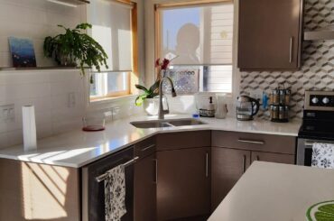 New House with fancy kitchen. What are these things in the island drawers?