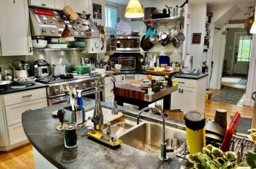 The Cockpit of my Home Kitchen (we cook)