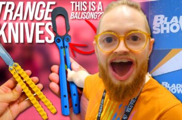 French Fry Knives and UFOs?? - Flytanium's Unexpected Balisongs at Blade Show 2023