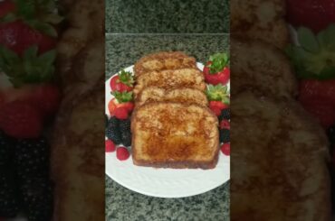 FRENCH TOAST ( Tostado ala francesa.