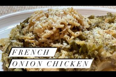 DUMP AND GO FRENCH ONION CHICKEN | WHATS FOR DINNER | COOKING WITH JESUS