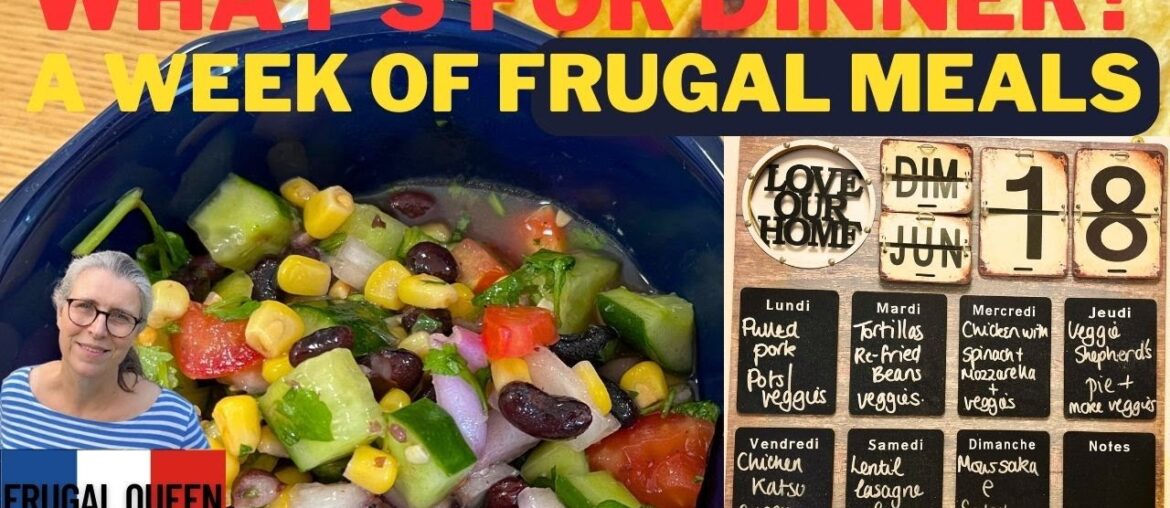 What's For Dinner? A Week of Frugal Meals #extremefrugality #frugalliving #lowcostmeals #savemoney What's For Dinner? A Week of Frugal Meals #extremefrugality #frugalliving #lowcostmeals #savemoney