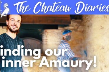 We can work hard too, Dan! @escapetoruralfrance | Renovating one of the Chateau's 19th century rooms