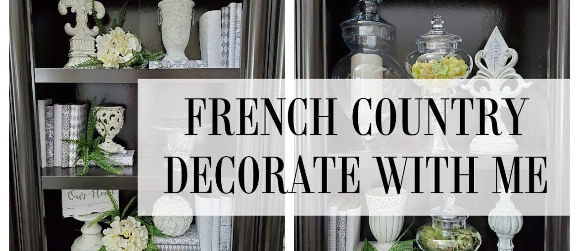 FRENCH COUNTRY DECORATE WITH ME - LIVING ROOM TOUR