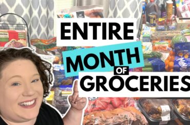 GROCERY SHOPPING FOR THE ENTIRE MONTH! | JUNE GROCERY HAUL! | #groceryhaul #groceryshopping