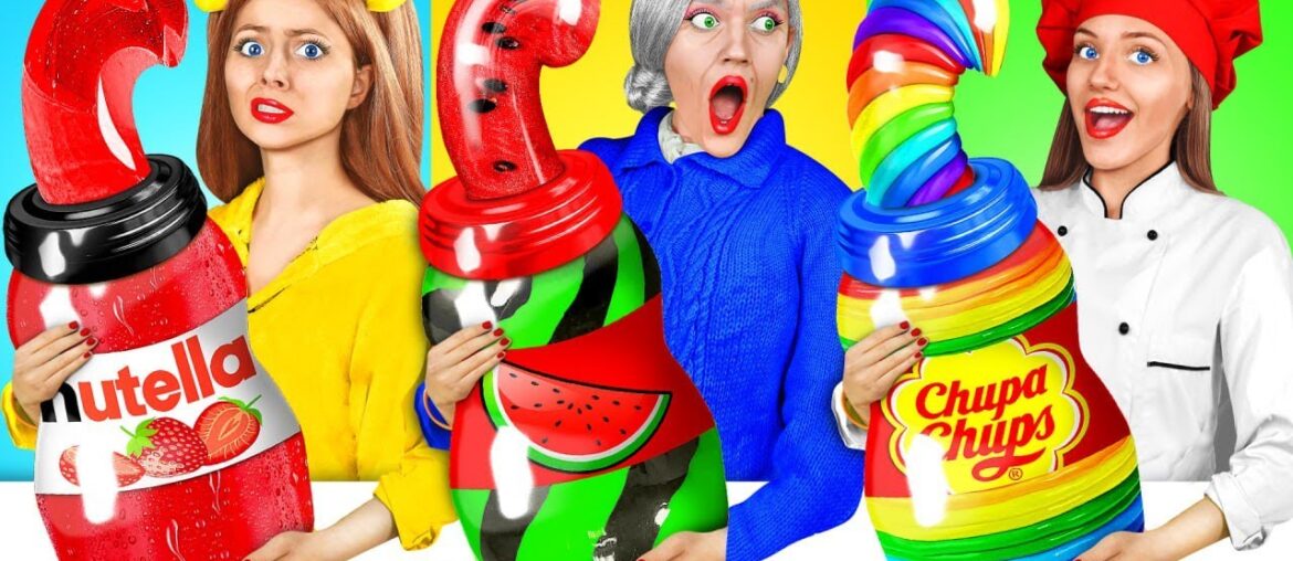 Me vs Grandma Cooking Challenge | Secret Kitchen Chef Battle by Mega Game