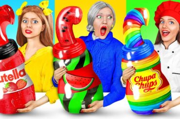 Me vs Grandma Cooking Challenge | Secret Kitchen Chef Battle by Mega Game