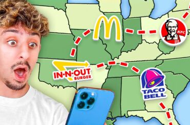 Letting Google Maps DECIDE What I Eat For 24 HOURS!!