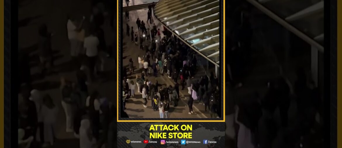 French Protesters attack Nike store in Paris | WION Shorts