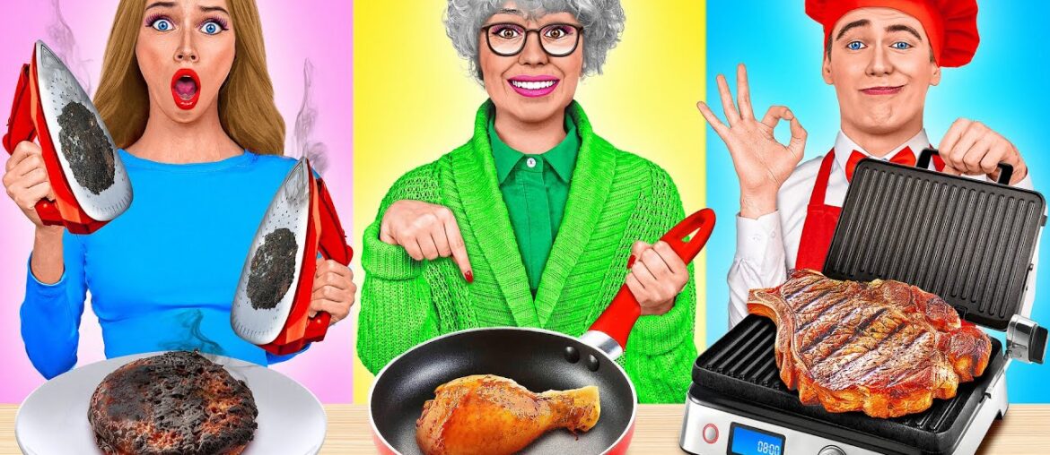 Me vs Grandma Cooking Challenge | Crazy Challenge by Multi DO Challenge