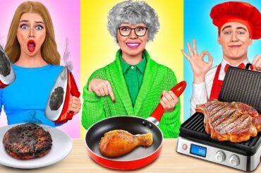 Me vs Grandma Cooking Challenge | Crazy Challenge by Multi DO Challenge