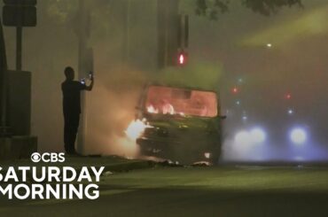 France rocked by fourth night of fiery protests