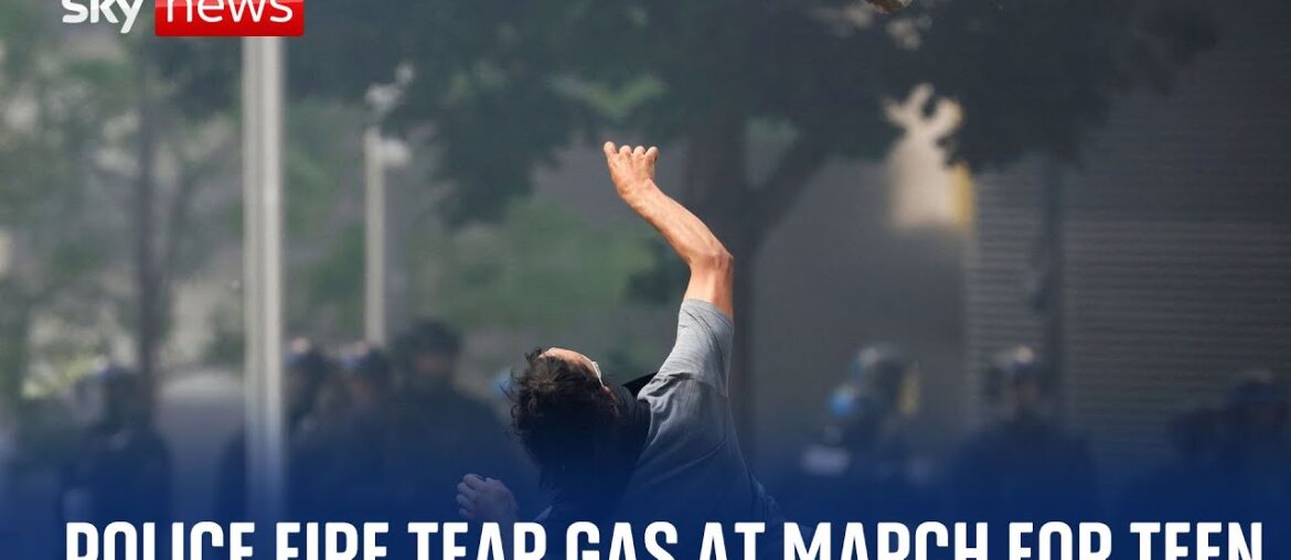 Clashes break out at march for French teenager killed by police