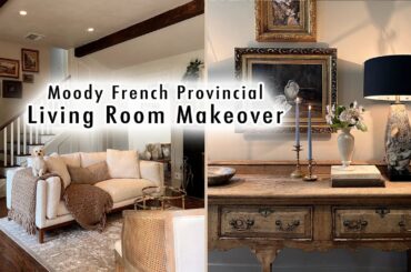 ENTRYWAY & LIVING ROOM MAKEOVER *Moody French Provincial* | XO, MaCenna