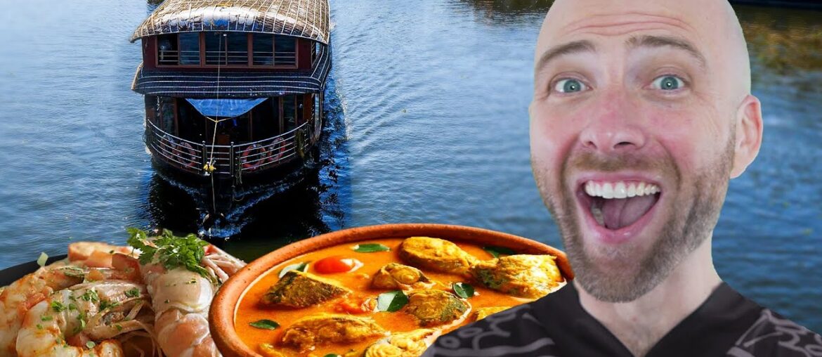 24 Hours in Allepey, Kerala, India! (Full Documentary) Kerala Seafood Food in Alappuzha!