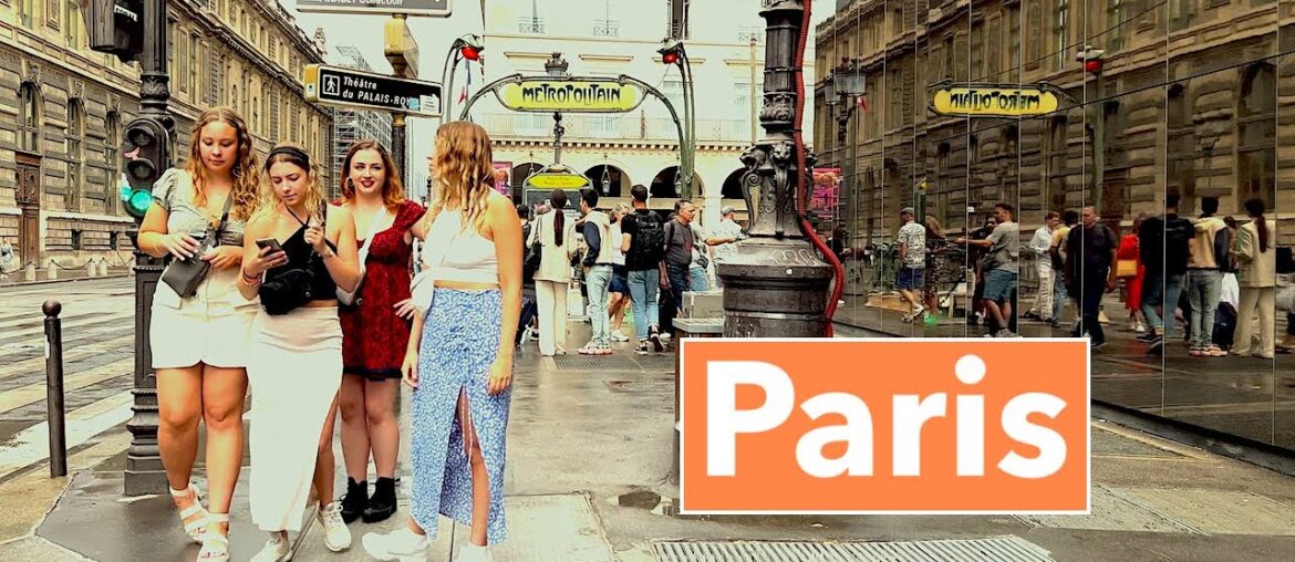 Paris France - A morning walk in Paris - HDR walking in Paris - 4K HDR 60 fps