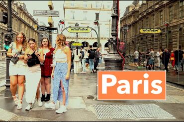 Paris France - A morning walk in Paris - HDR walking in Paris - 4K HDR 60 fps