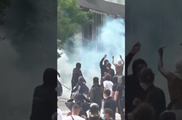 Tear Gas Fired at French Protesters Angry Over Police Shooting