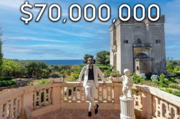 Staying at a $70,000,000 Private Island Estate Owned by French Royalty