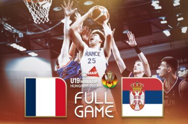 QUARTER-FINALS: France v Serbia | Full Basketball Game | FIBA U19 Basketball World Cup 2023