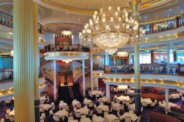 Main Dining Room Tour on Royal Caribbean Adventure of the Seas Cruise Ship