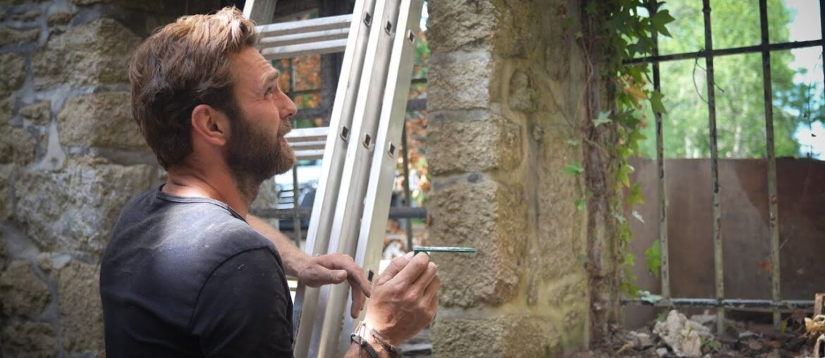 Creating pockets for the new floor installation, but there's a problem.