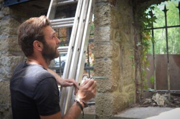 Creating pockets for the new floor installation, but there's a problem.