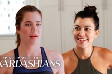 Kardashians Talk About WHAT While Working Out? | KUWTK | E!
