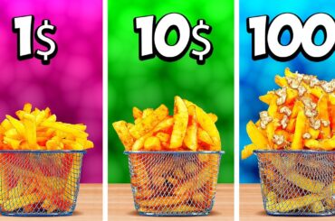 1$ vs 10$ vs 100$ French Fries by VANZAI COOKING