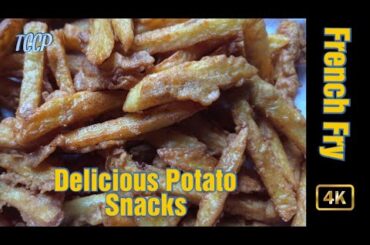 Delicious Potato Snacks || French Fry Recipe || With English subtitle...