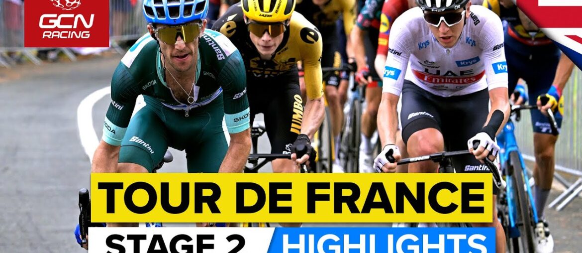 Fireworks From Yellow Jersey Favourites! | Tour De France 2023 Highlights – Stage 2 Fireworks From Yellow Jersey Favourites! | Tour De France 2023 Highlights - Stage 2