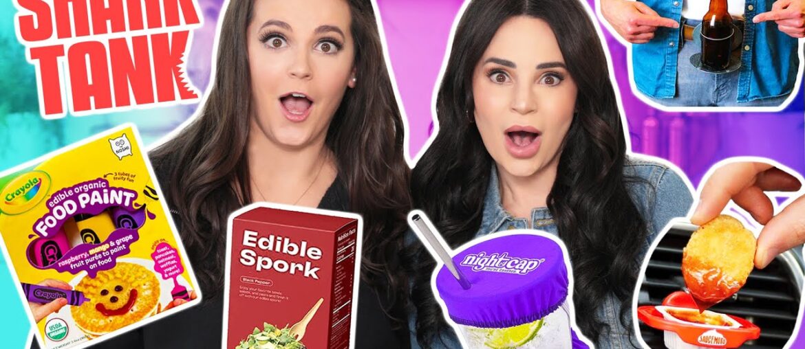 TESTING MORE KITCHEN GADGETS from Shark Tank! w/ My Sister! – Part 14 TESTING MORE KITCHEN GADGETS from Shark Tank! w/ My Sister! - Part 14