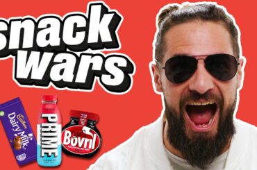 WWE Superstar Seth Rollins Rates American & British Snacks | Snack Wars | @LADbible