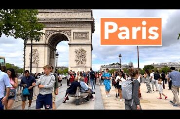 Paris France - HDR walking in Paris - 4K HDR 60 fps - July 1, 2023