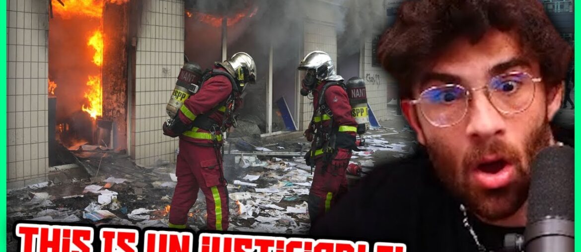 France Is RIOTING After 'Disgusting' Police Shooting | Hasanabi Reacts