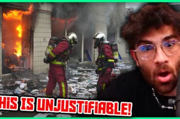 France Is RIOTING After 'Disgusting' Police Shooting | Hasanabi Reacts