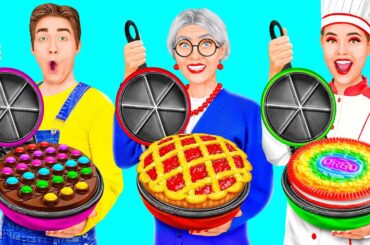 Me vs Grandma Cooking Challenge | Funny Food Situations by HAHANOM Challenge