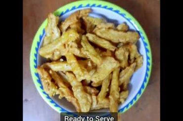 Crispy Egg French Fries | Quick Evening Snacks Recipe | Aloo Egg Fry