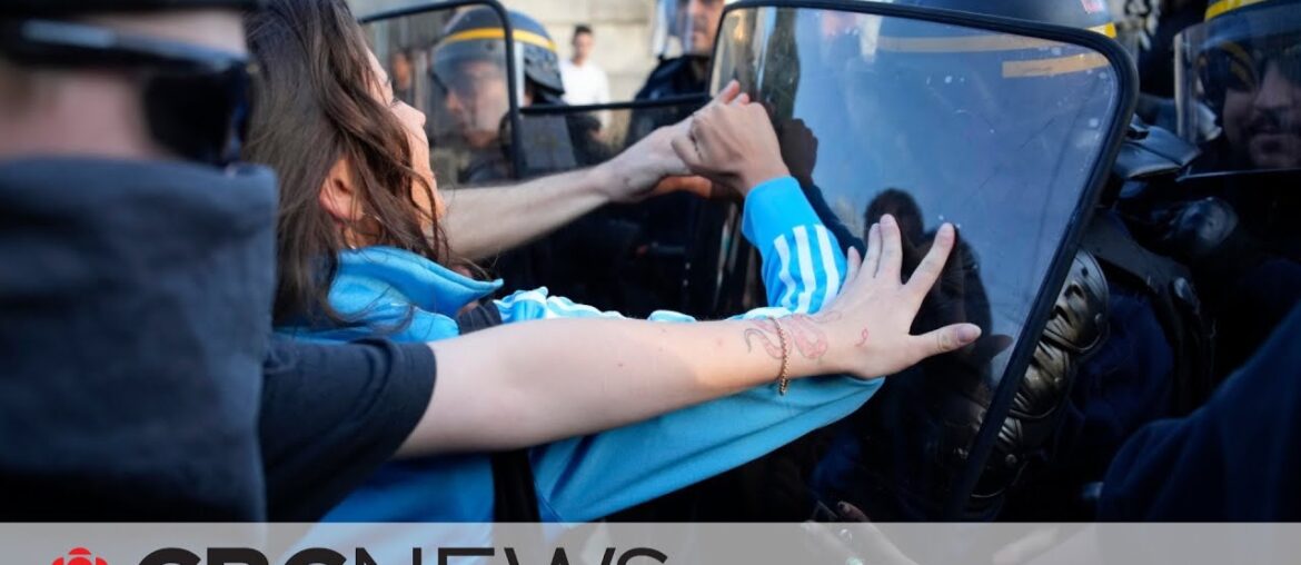 Funeral for French teen shot by police begins after fourth night of rioting