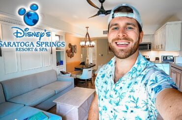Checking Into Saratoga Springs Resort: A 1 Bedroom Villa Room Tour! Disney Springs Dinner