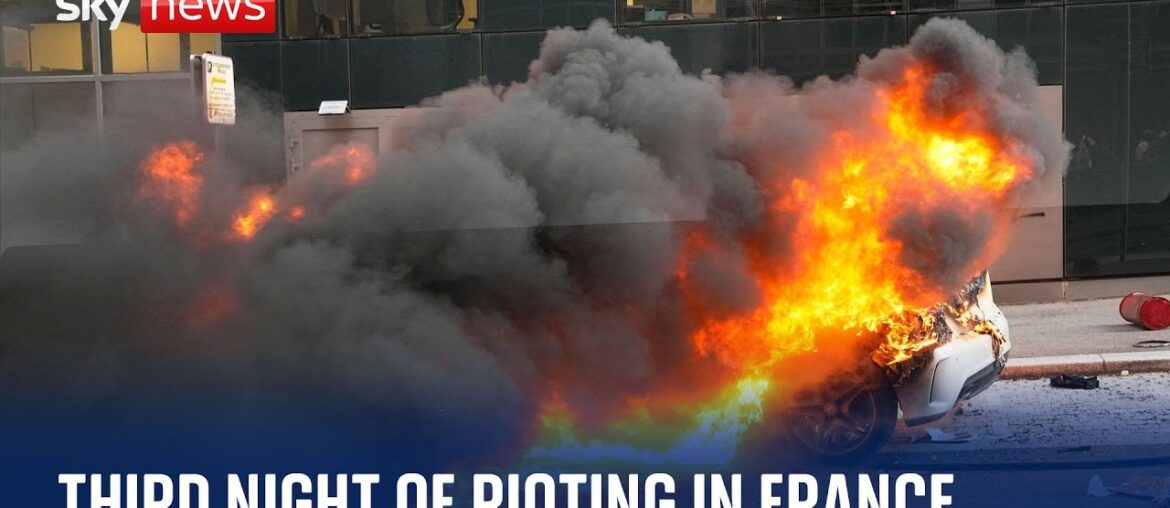 France riots: Three nights of violence after fatal police shooting of teenager