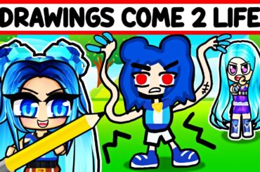 EVERYTHING I DRAW COMES TO LIFE AGAIN IN ROBLOX!