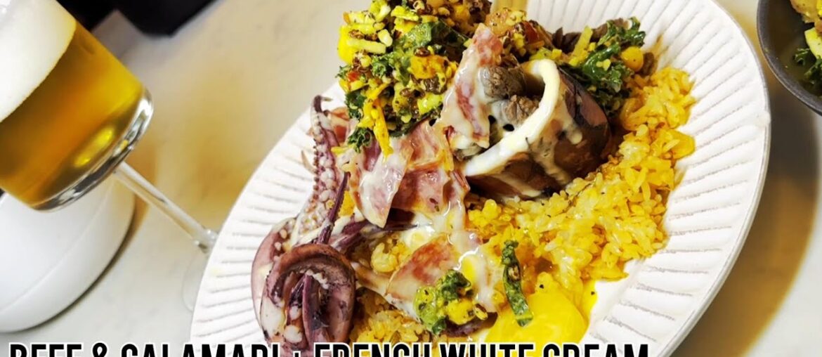 Amazing Surf 'N Turf with Creamy French Mornay Sauce!