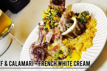 Amazing Surf 'N Turf with Creamy French Mornay Sauce!