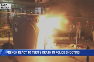 French riot after teen killed in police shooting during traffic stop
