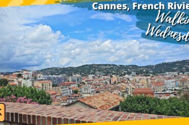 Cannes French Riviera virtual tour from cruise port along coast through old town set to LoFi music